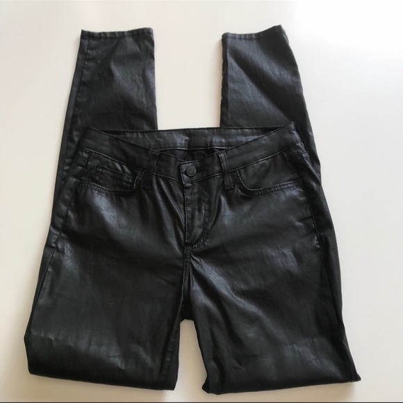 Joie Nailah Coated Leather Skinny Pants - Picture 3 of 4